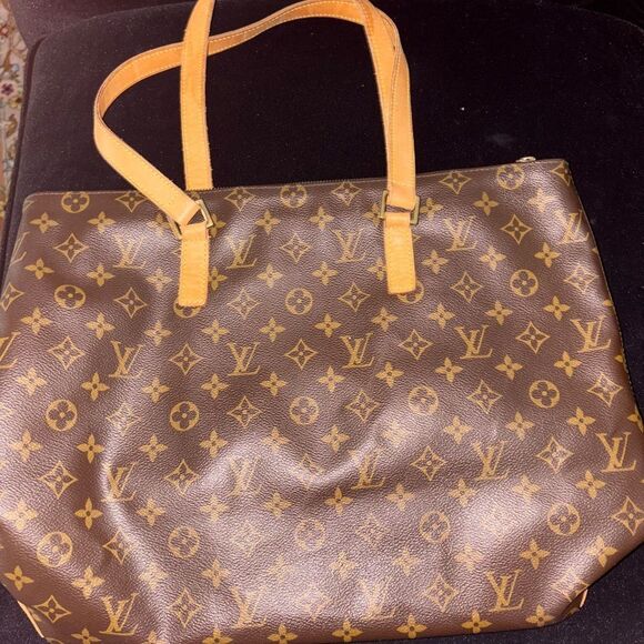 User great condition Louis Vuitton Brown Monogram Tote Bag - Picture 1 of 9